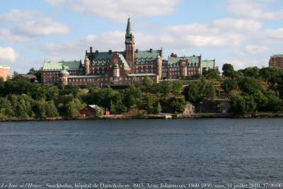 photographie “Le Jour ni l\'Heure 0057 : Stockholm, Nacka, ancien hôpital de Danvikshem, 1902-1915, par  Aron Johansson, 1860-1936, samedi 31 juillet 2010, 17:26:06” par Renaud Camus — www.renaud-camus.net — architecture, architecte, architect, arkitekt, Jungendstil, Sverige, Sweden, Suède