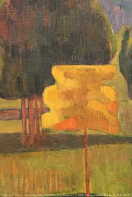 photographie “Le Jour ni l’Heure 9341 : Émile Bernard, 1868-1941, l’Arbre jaune, c. 1890, musée des Beaux-Arts de Rennes, mardi 31 décembre 2024, 16:20:39” par Renaud Camus — www.renaud-camus.net — Bernard, Émile Bernard, L’Arbre jaune, arbre, jaune, Pont-Aven, école de Pont-Aven, Morbihan, Bretagne, Rennes, musée de Rennes, musée des Beaux-Arts de Rennes