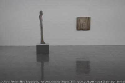 photographie “Le Jour ni l’Heure 5756 : Hans Josephsohn, 1920-2012, Sans titre (Mirjam), 1953, exposition Hans Josephsohn au musée d’Art moderne de la ville de Paris, vendredi 29 novembre 2024, 14:06:26” par Renaud Camus — www.renaud-camus.net — Josephsohn, Hans Josephsohn, sculpteur, sculptor, Mirjam, Oehlen, Albert Oehlen, expostion Josephsohn, musée d’Art moderne de la Ville de Paris