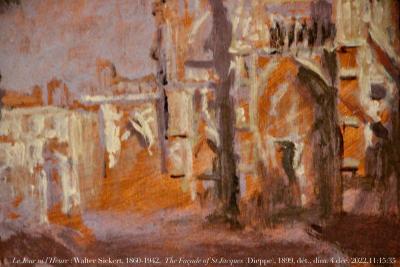 photographie “Le Jour ni l’Heure 0826 : Walter Sickert, 1860-1942, The Façade of St Jacques (à Dieppe), 1902-1903, Rouen, musée des Beaux-Arts, et Paris, exp. Sickert, Petit Palais, dimanche 4 décembre 2022, 11:15:35” par Renaud Camus — www.renaud-camus.net — Sickert, Walter Sickert, Dieppe, Saint-Jacques, The Façade of St Jacques, 1902, 1903, Paris, Petit Palais, exposition Sickert, Rouen, musée des Beaux-Arts