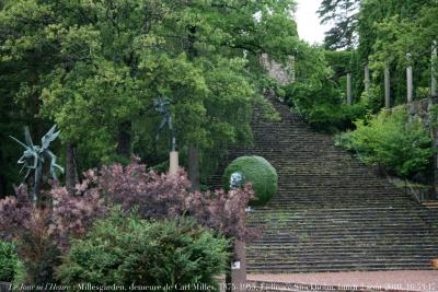 photographie “Le Jour ni l\'Heure 0137 : Millesgården, demeure du sculpteur Carl Milles, 1875-1955, Lidingö, Stockholm, Suède, lundi 2 août 2010, 16:53:17” par Renaud Camus — www.renaud-camus.net — sculpture, sculpteur, sculptor, jardin, garden, demeures de l'esprit, maison d'artiste, dwellings of the mind, artist's houses, Sweden, Sverige