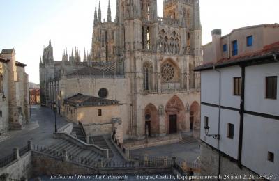 photographie “Le Jour ni l’Heure 2645 : La Cathédrale — Burgos, Castille, Espagne, mercredi 28 août 2024, 08:42:47” par Renaud Camus — www.renaud-camus.net — cathédrale, La Cathédrale, Burgos, Castille, Espagne, Castilla u Leon, Spain, Espanha