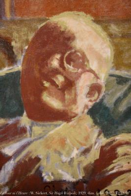 photographie “Le Jour ni l‘Heure 0987 : Walter Sickert, 1860-1942, Hugh Walpole, 1884-1941,  1929, Glasgow Life, et Paris, exp. Sickert, Petit Palais, dimanche 4 décembre 2022, 12:18:38” par Renaud Camus — www.renaud-camus.net — Sickert, Walter Sickert, Walpole, Hugh Walpole, Sir Hugh Walpole, Glasgow, Glasgow Life, Glasgow Museums, Glasgow City Council, portrait, Paris, Petit Palais, exposition Sickert