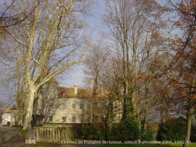 photographie “Château de Prangins, Prangins, canton de Vaud, Suisse” par Renaud Camus — www.renaud-camus.net — Prangins, Vaud, lac Léman, Léman, Suisse, Lausanne, Bonaparte, Joseph Bonaparte, Frères Moraves