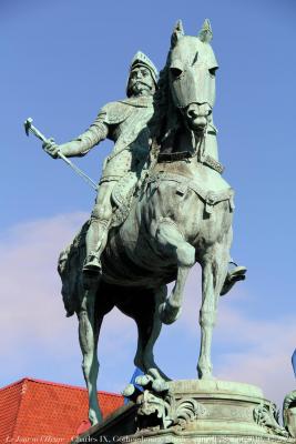 photographie “Le Jour ni l\'Heure 0572 : statue, 1904, du roi de Suède Charles IX, 1550-1604-1611, par John Börjeson, 1836-910,par Gothembourg, Suède, samedi 28 août 2010, 17:28:26” par Renaud Camus — www.renaud-camus.net — rittarstaty, Göteborg, Sverige, Sweden, king, kong, Karl IX