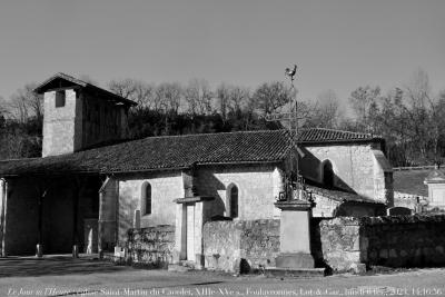 photographie “Le Jour ni l’Heure 3380 : église Saint-Martin du Caoulet, XIIIe-XVe s., Foulayronnes, Lot-et-Garonne, lundi 6 février 2023, 14:16:56” par Renaud Camus — www.renaud-camus.net — Saint-Martin du Caoulet, Saint-Martin de Foulayronnes, Saint-Martin, glise, Foulayronnes, Lot-et-Garonne, Agenais, Guyenne, église, Caoulet, Le Caoulet