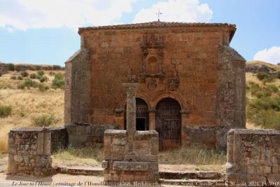 photographie “Le Jour ni l’Heure 1981 : ermitage de l’Humilladero, 1568, Medinaceli, province de Soria, Castille, lundi 26 août 2024, 14:59:09” par Renaud Camus — www.renaud-camus.net — Medinaceli, Humilladero, ermita, ermitage, chapelle, Renaissance, Soria, province de Soria, provincia de Soria, Castille, Castilla y Leon, Vieille-Castille, ermita del Humilladero