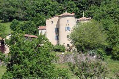 photographie “Le Jour ni l‘Heure 5663 : château du Lac, XIIIe-XVIIe s., Le Monestier, Livradois, Puy-de-Dôme, Auvergne, vendredi 27 mai 2022, 11:39:28” par Renaud Camus — www.renaud-camus.net