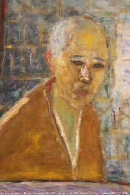 photographie “Le Jour ni l’Heure 0280 : Pierre Bonnard, 1867-1947, dernier autoportrait, 1945, fondation Bemberg, Toulouse, samedi 18 janvier 2025, 17:36:02” par Renaud Camus — www.renaud-camus.net — Bonnard, Pierre Bonnard, autoportrait, selfportrait, autoritratto, dernier autoportrait, 1945, Toulouse, Bemberg, fondation Bemberg