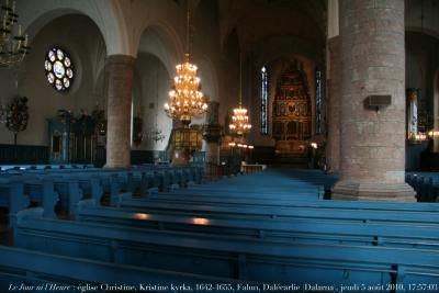 photographie “Le Jour ni l\'Heure 0043 : église Christine, Kristine Kyrka, 1642-1655, Falun, Dalécarlie (Dalarna), jeudi 5 août 2010, 17:57:03” par Renaud Camus — www.renaud-camus.net — church, kerk, kirk, Dalecarlia, reine Christine, queen Christine, Sverige, Sweden